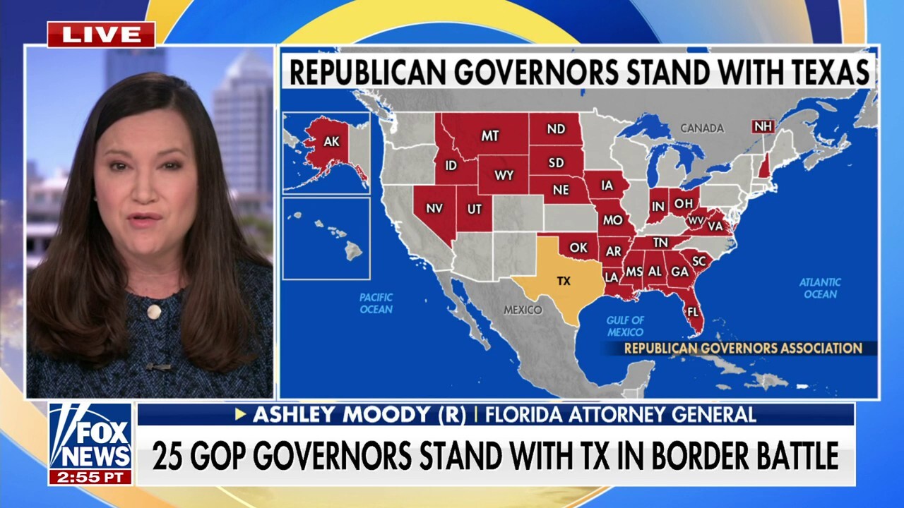 Florida AG Ashley Moody details 'untenable' border crisis: 'Texas can't take it anymore'