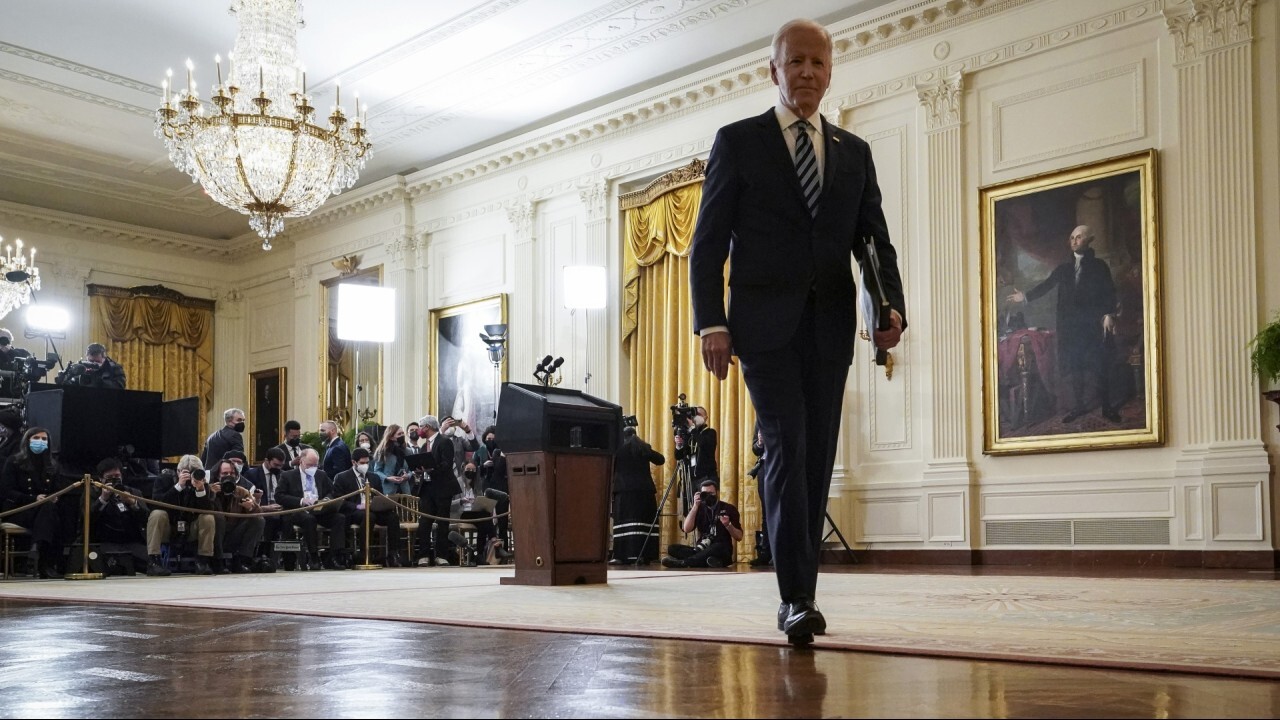 Media press Biden on sanctions