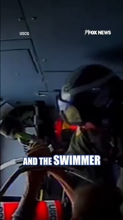 WATCH: US Coast Guard rescues sailor from SINKING ship