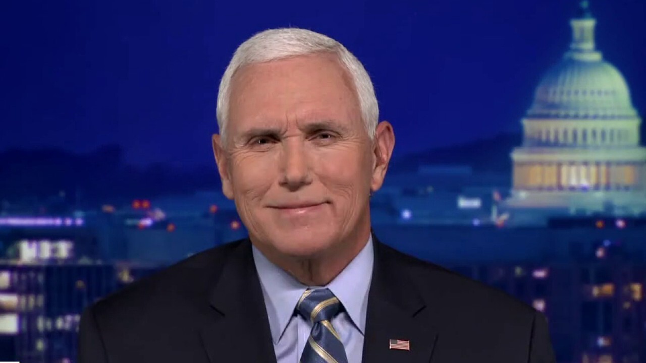 Mike Pence discusses his successor, Kamala Harris, and his relationship with Trump