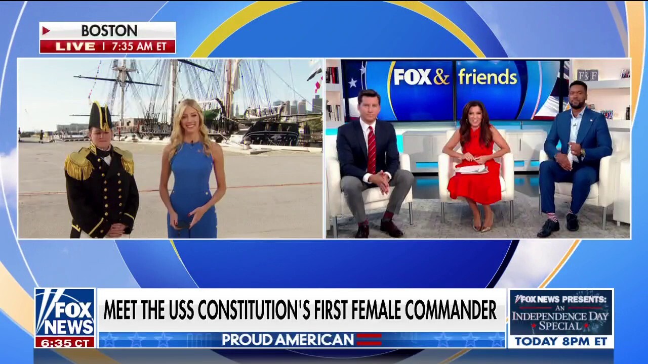 Meeting the first female commander of the USS Constitution