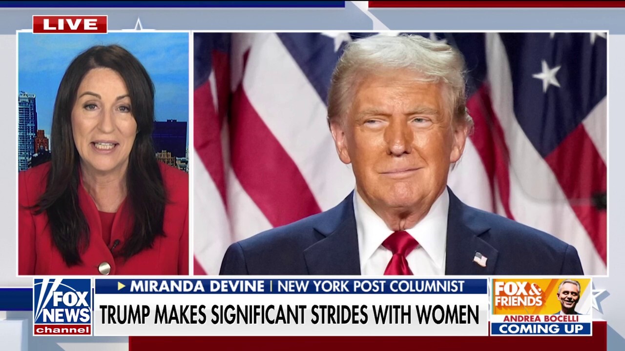 Gender-based narratives about Trump in 2024 were untrue, Miranda Devine says