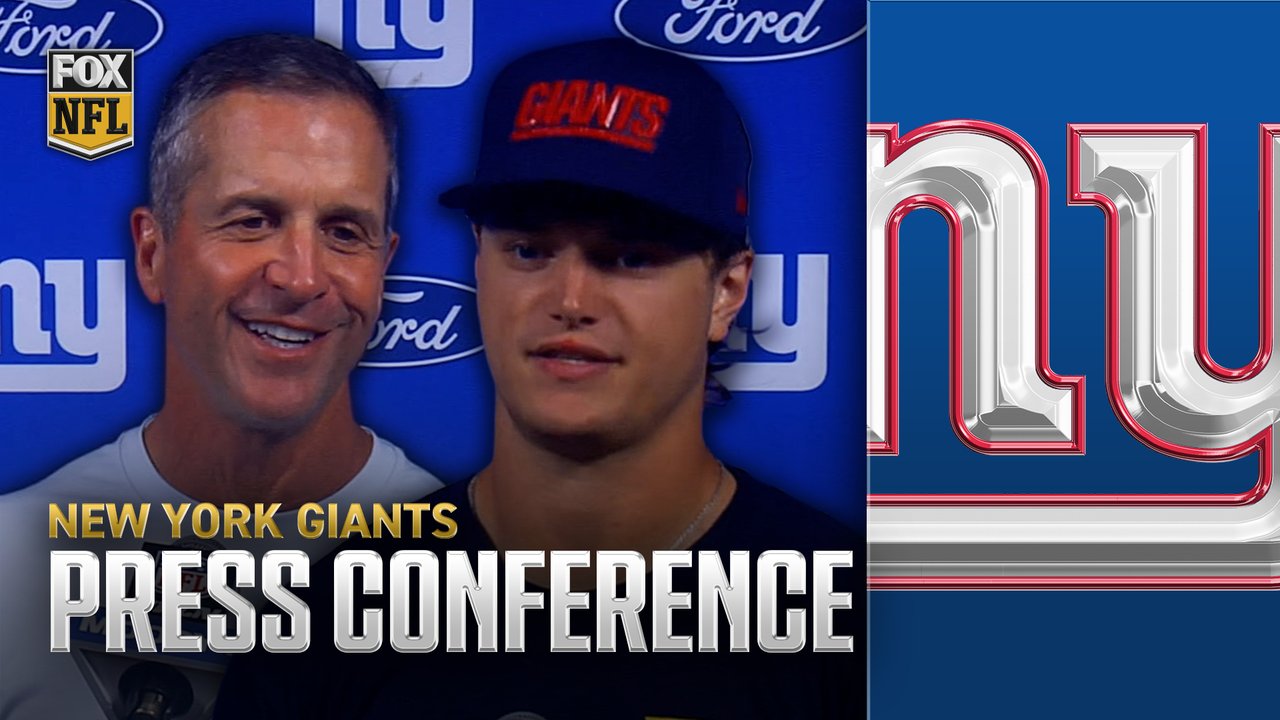 Giants’ John Harbaugh &amp; J.J. McCarthy react to their gritty OT win over the Texans
