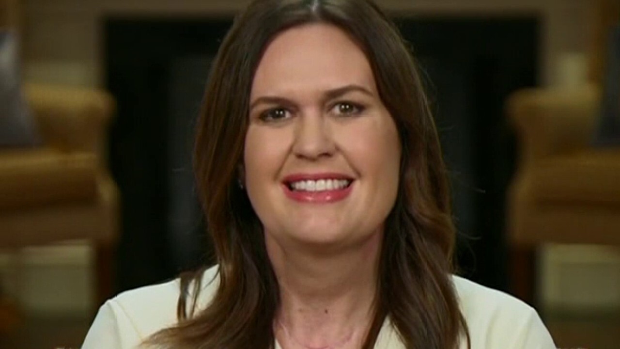 Ark. Gov. Sarah Huckabee Sanders gives the Republican response to President Biden's State of the Union speech.
