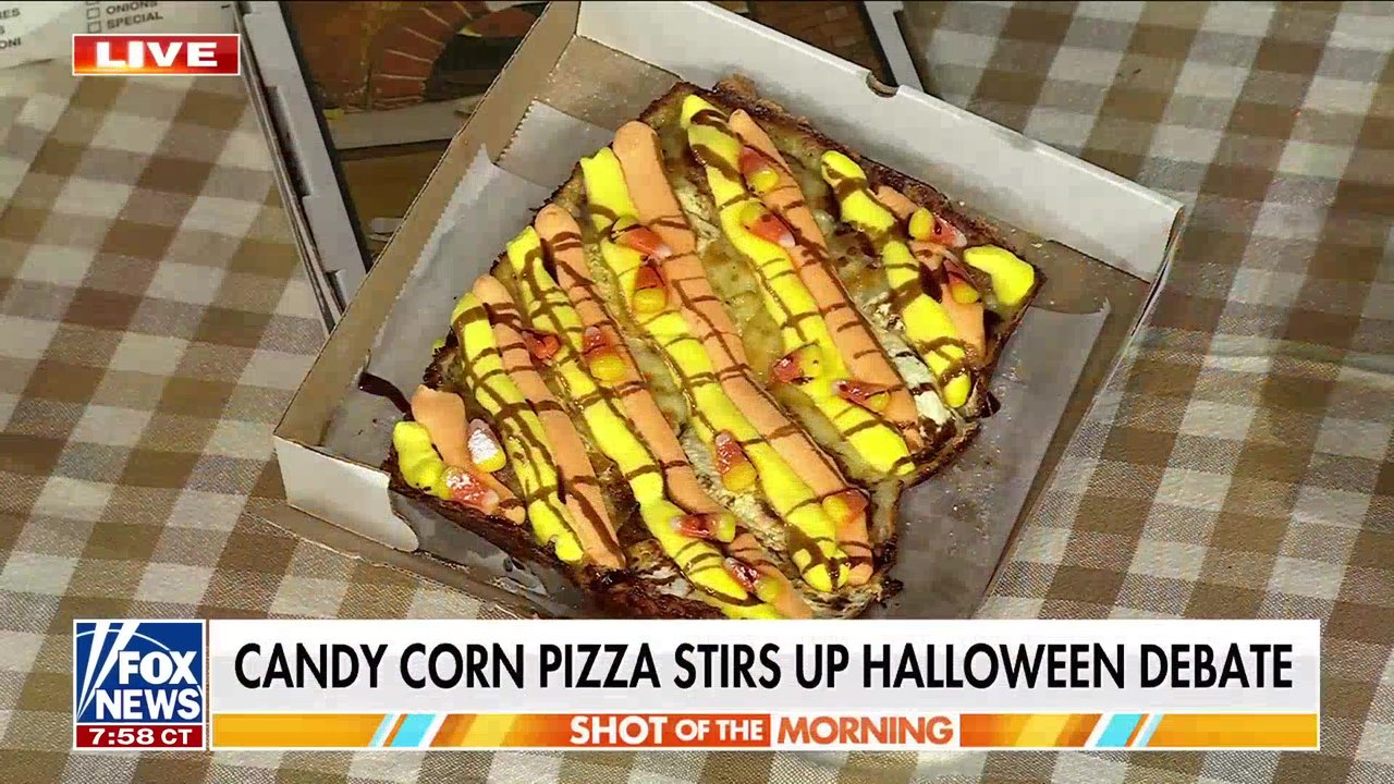 Candy corn pizza stirs up Halloween debate