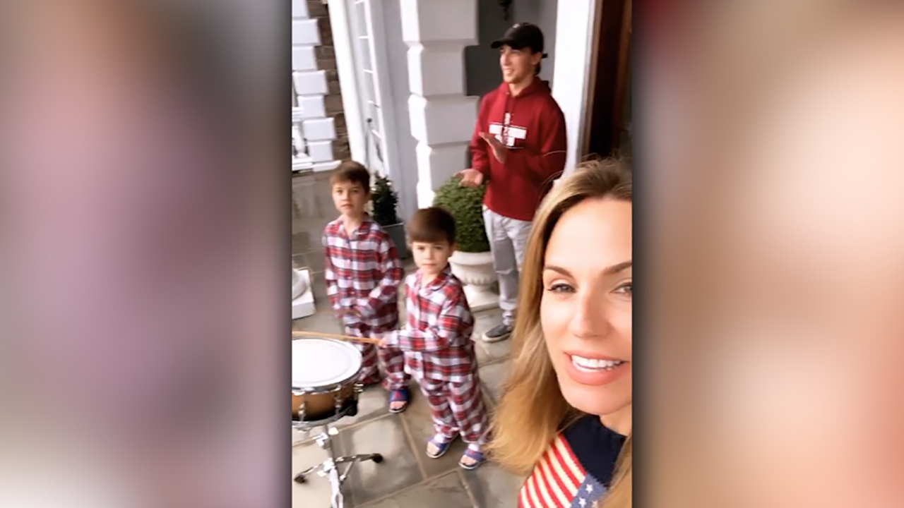 Dr. Nicole Saphier and family support first responders from New Jersey home