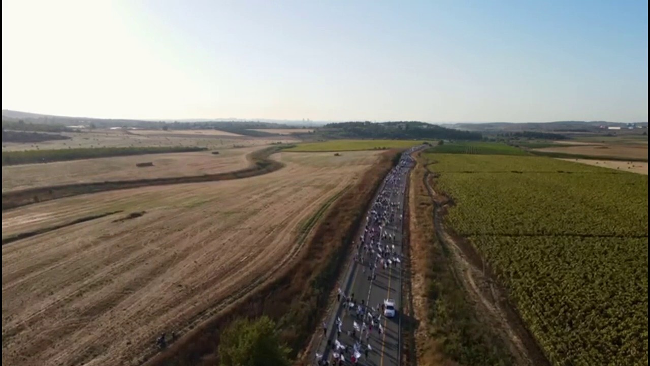 Anti-judicial reform activists march to Jerusalem 