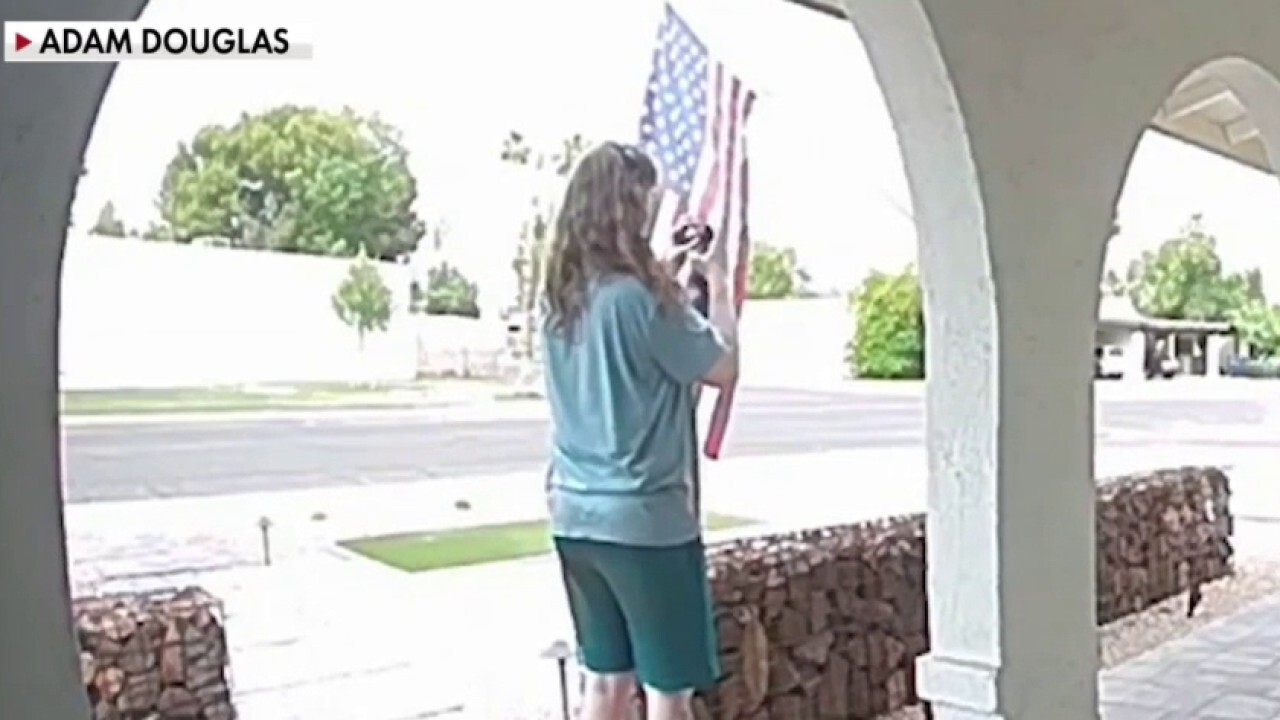 Arizona veteran shocked to see suspect trying to burn flag outside home before Memorial Day