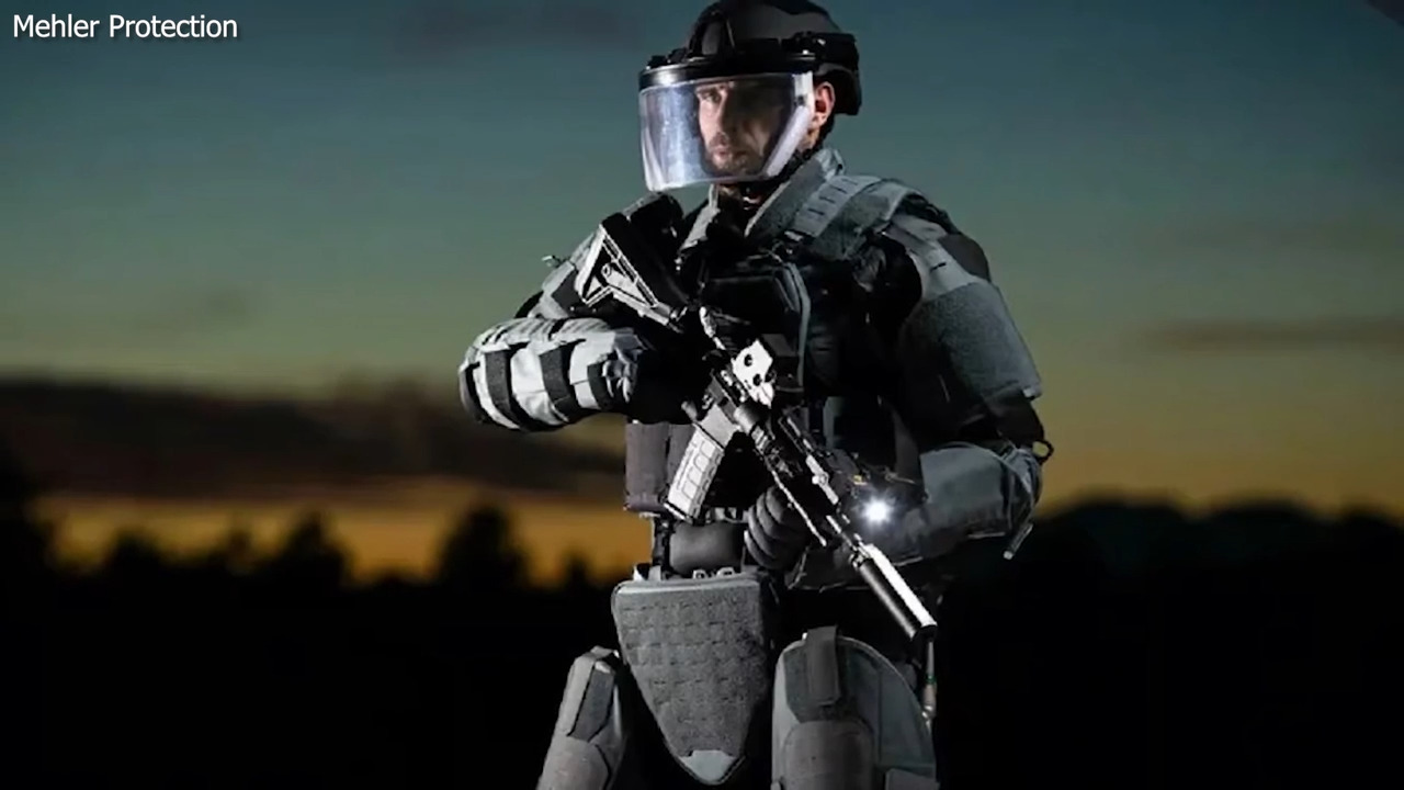 A neww body armor and exoskeleton innovation is designed for military and police