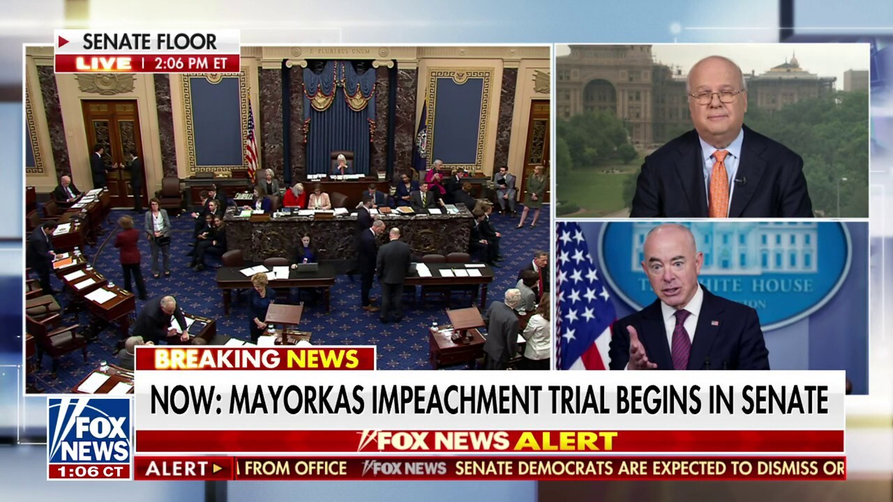 Karl Rove on Mayorkas' impeachment trial: 'Very unusual moment'