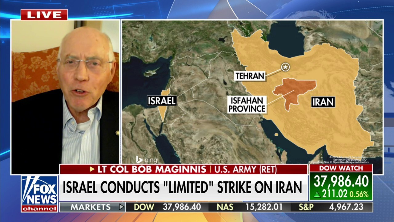 Ret. U.S. Army Lt. Col. Bob Maginnis discusses the strategy and messaging behind Israel's retaliatory strike on Iran on 'Your World.'