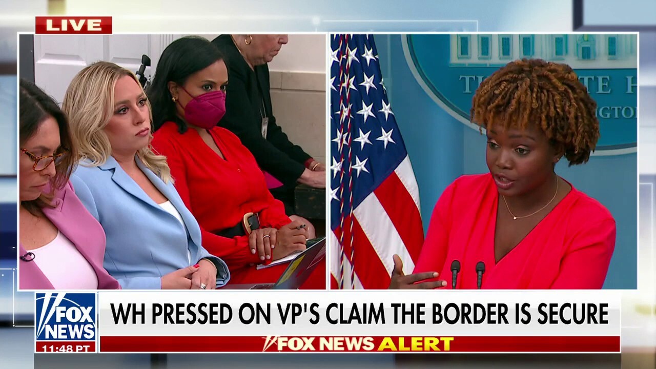 Fox News presses White House on Kamala Harris's claim the border is secure