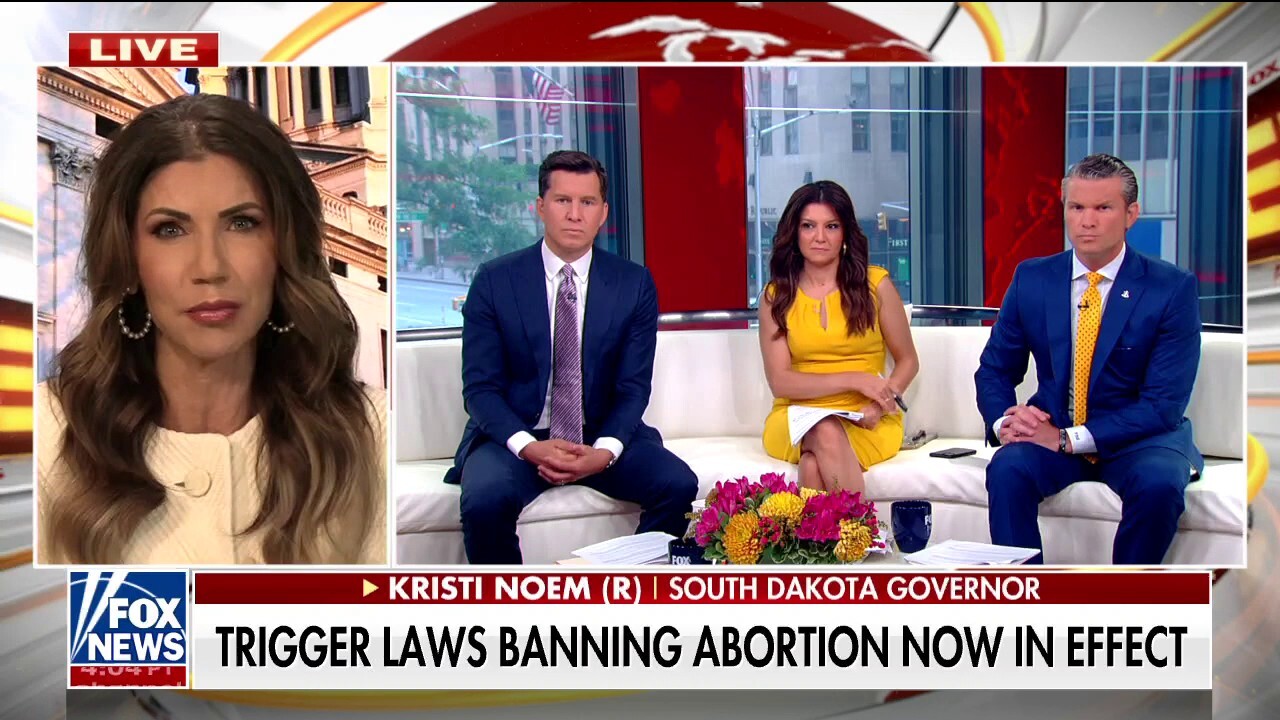 South Dakota trigger law bans abortion: ‘Now we focus on taking care of women,' says Gov. Kristi Noem
