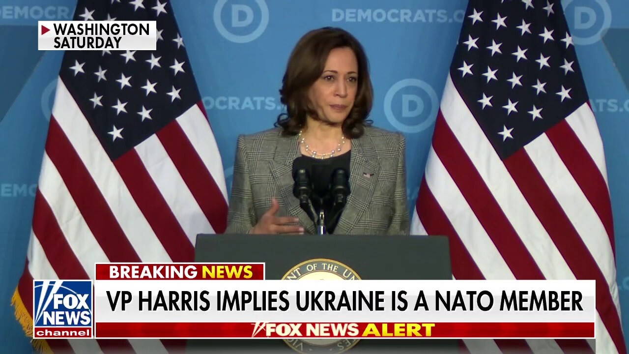 Biden White House makes changes to Kamala Harris' Ukraine remarks in transcript