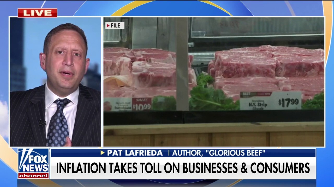 Pat LaFrieda Meat Purveyors CEO Pat LaFrieda says the meat industry will hold inflation down due to its interest infrastructure.