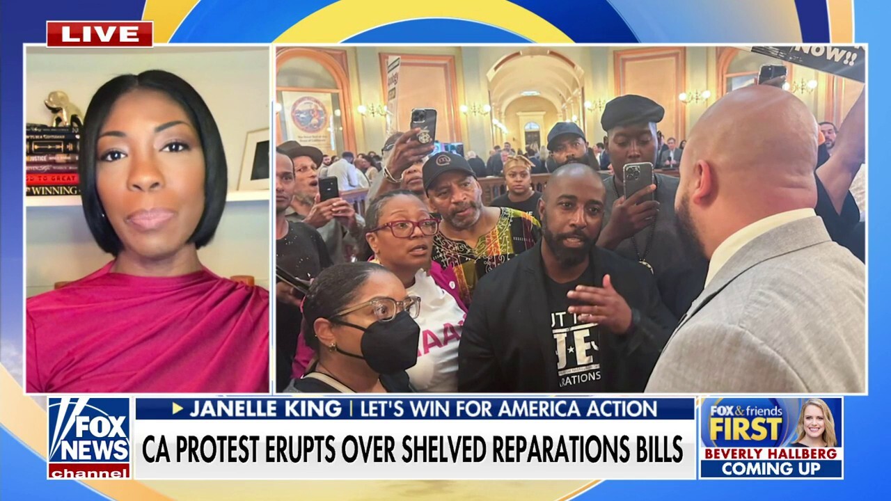 Protests erupt in California over shelved reparations bills