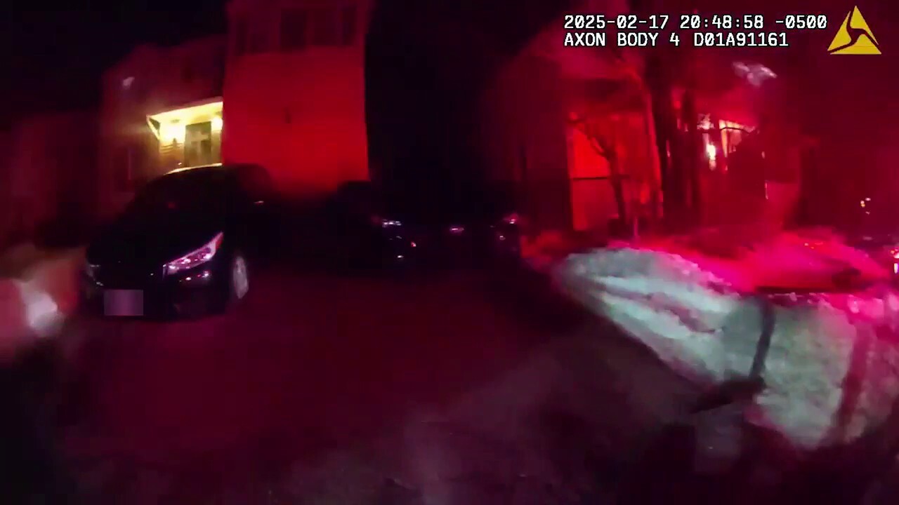 Bodycam footage shows rescue of man allegedly held captive by stepmom as home burns