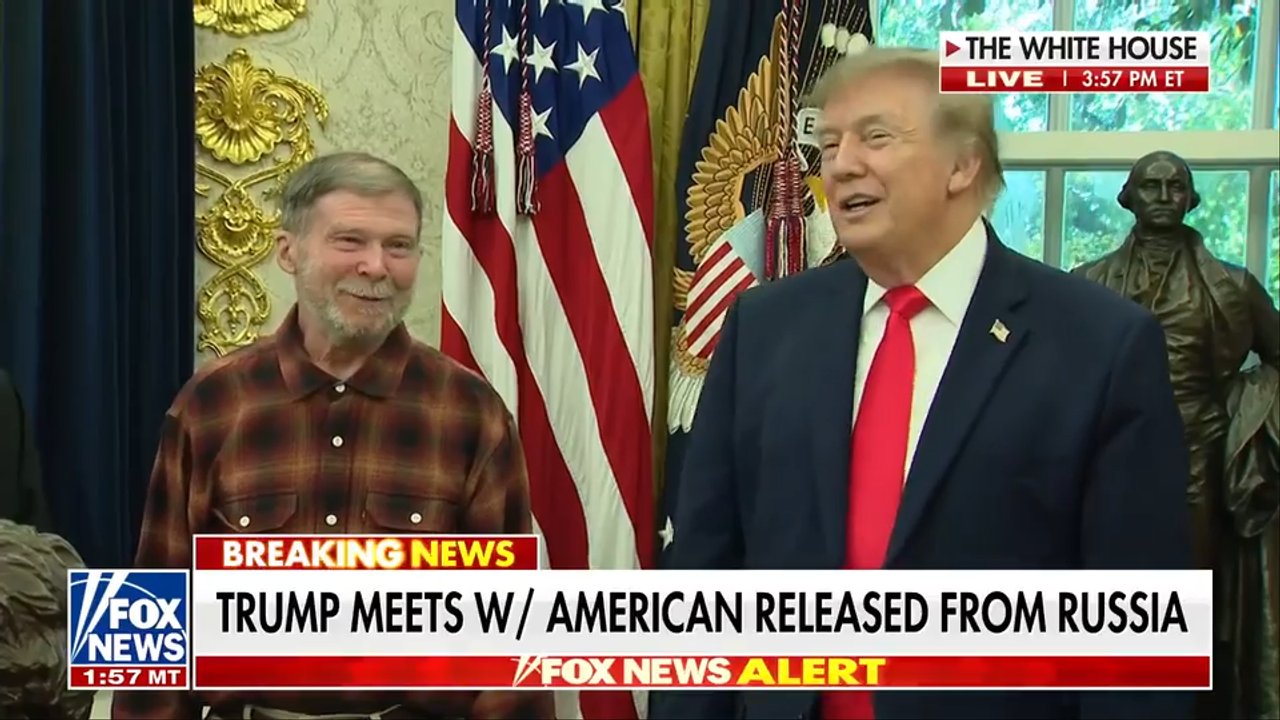 Trump meets with American released from Russian prison