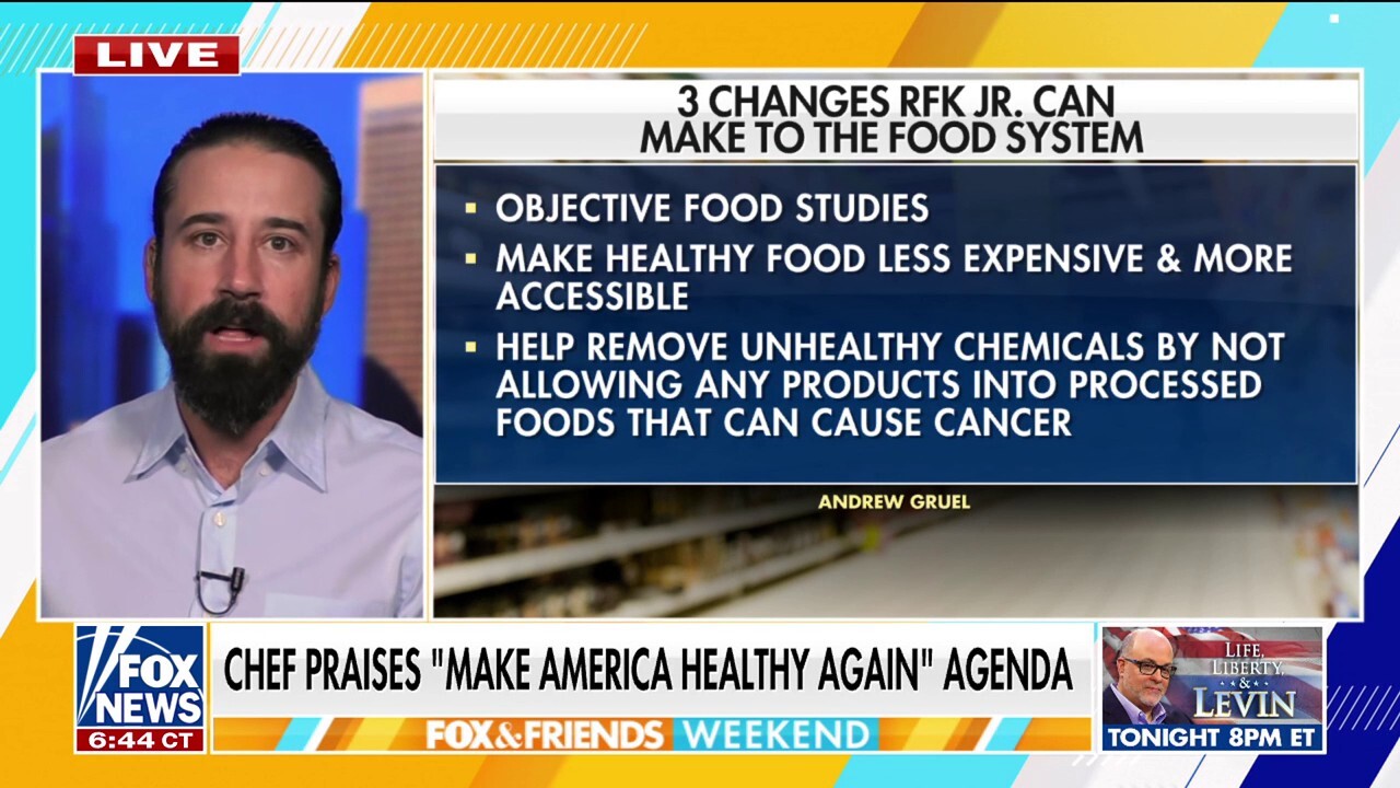 Chef sounds alarm on US food industry, praises RFK Jr's 'Make America Healthy Again' agenda