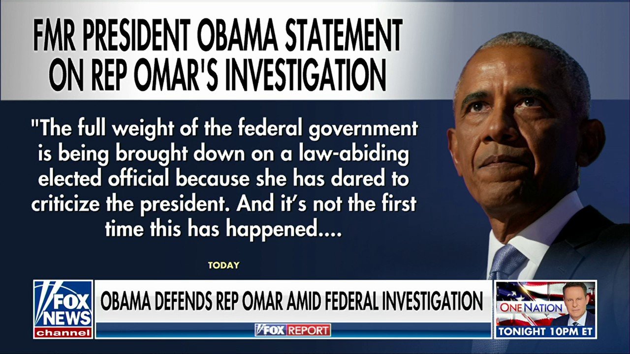 Barack Obama defends Ilhan Omar amid federal investigation