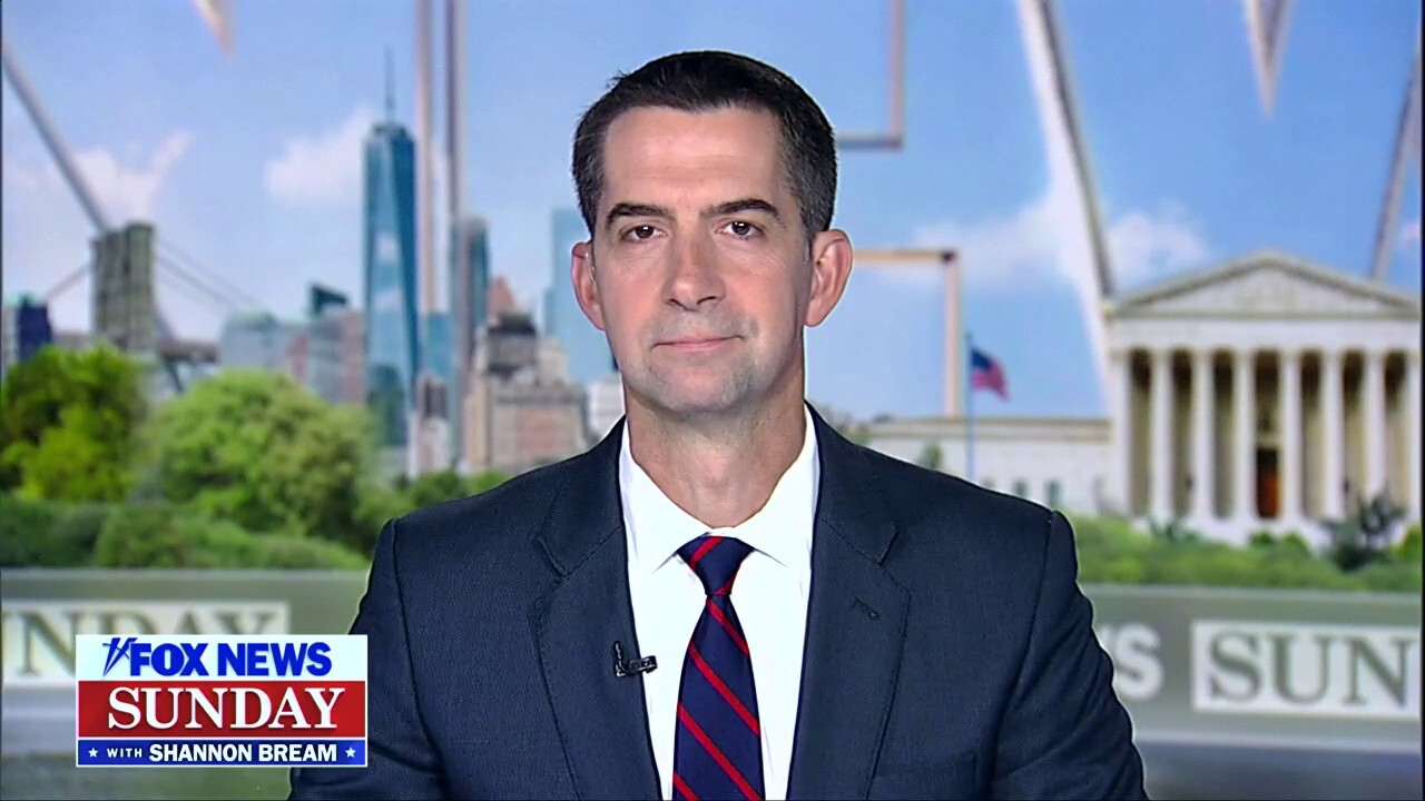 Sen. Tom Cotton, R-Ark., joins ‘Fox News Sunday’ to discuss Vice President Kamala Harris pushing for a ceasefire deal in the Middle East.