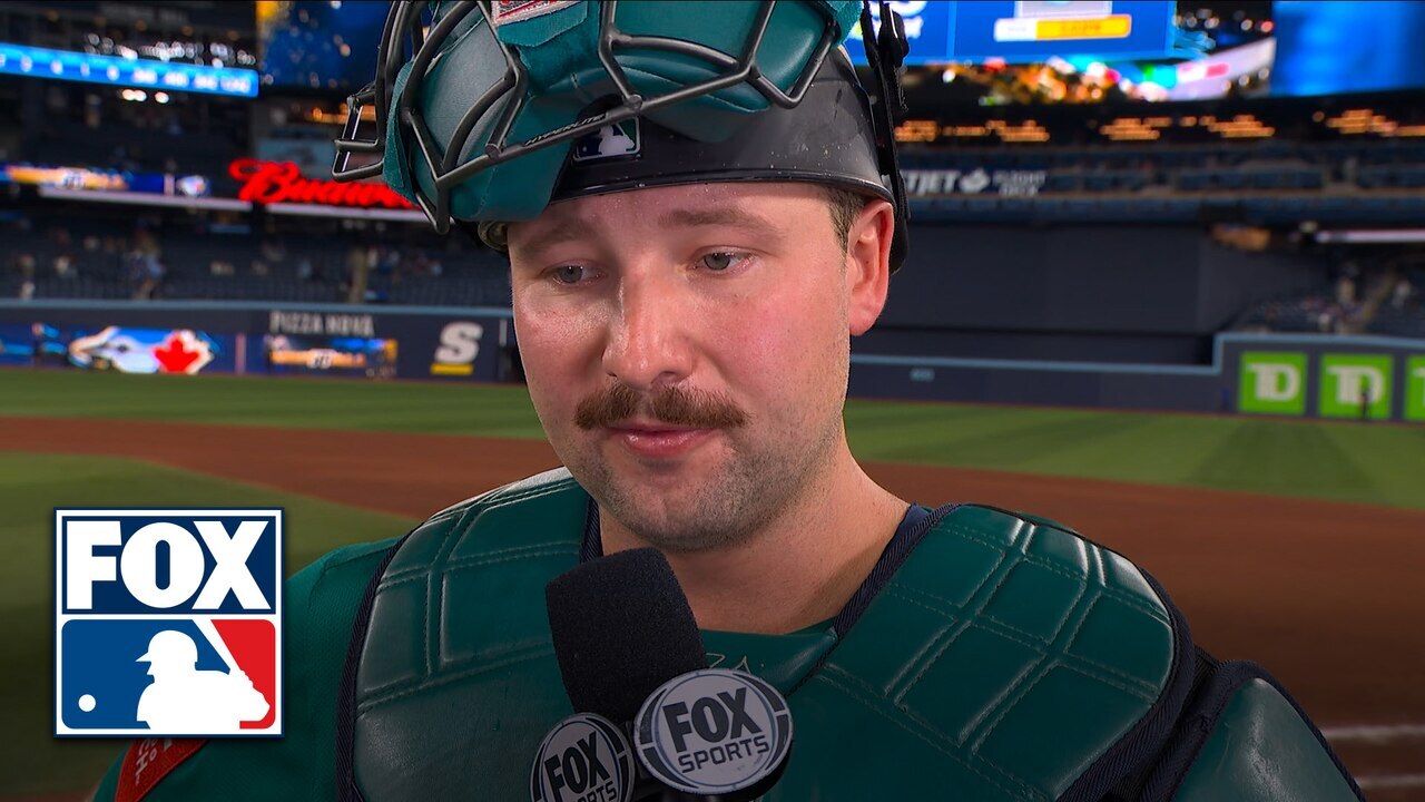 ‘We’re a TOUGH team’ 😤 Cal Raleigh on Mariners STEALING Game 1 vs. Blue Jays