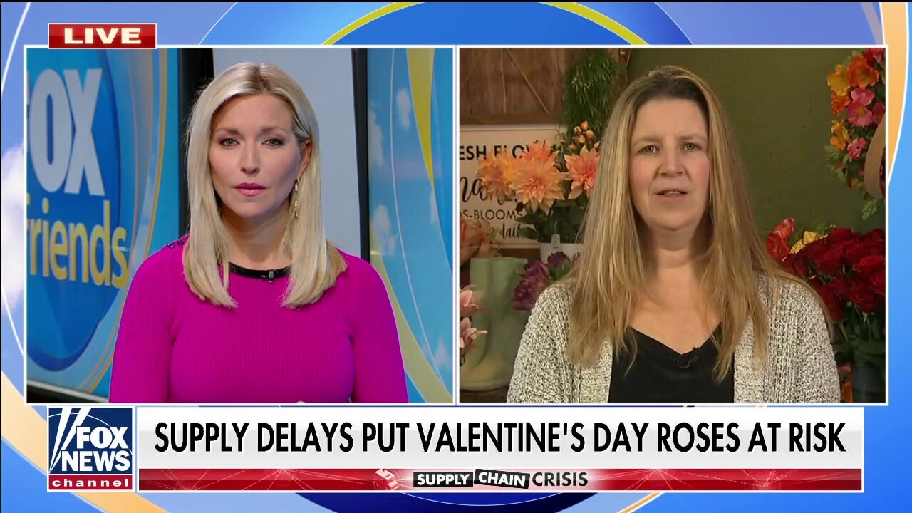 Florist struggling to maintain supply for Valentine's Day