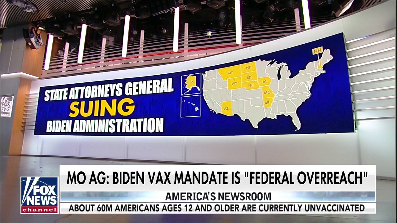 Missouri Attorney General on 11 states suing Biden over vaccine mandate: Federal government has ‘no authority to do this’
