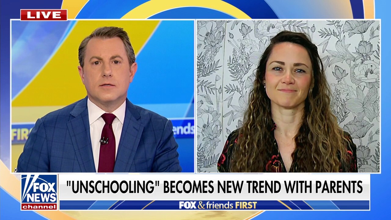 Homeschool coach Amanda Schenkenberger explains 'unschooling,' saying the trend allows children's interests and curiosity to lead their education path.