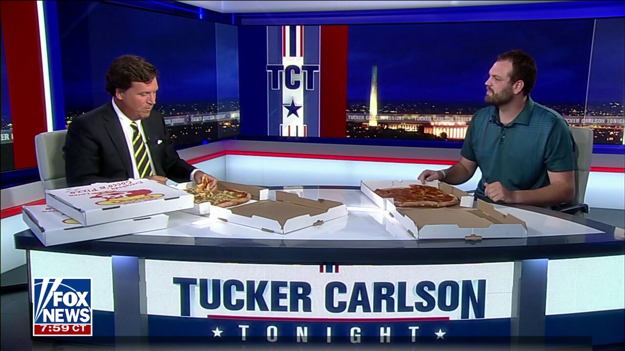 Heroic delivery man takes pizza to Tucker