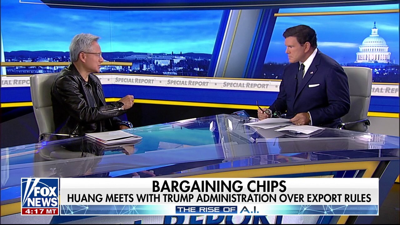 NVIDIA CEO and co-founder Jensen Huang commends President Donald Trump’s A.I. agenda and outlines what the country's job future will look like on 'Special Report.'