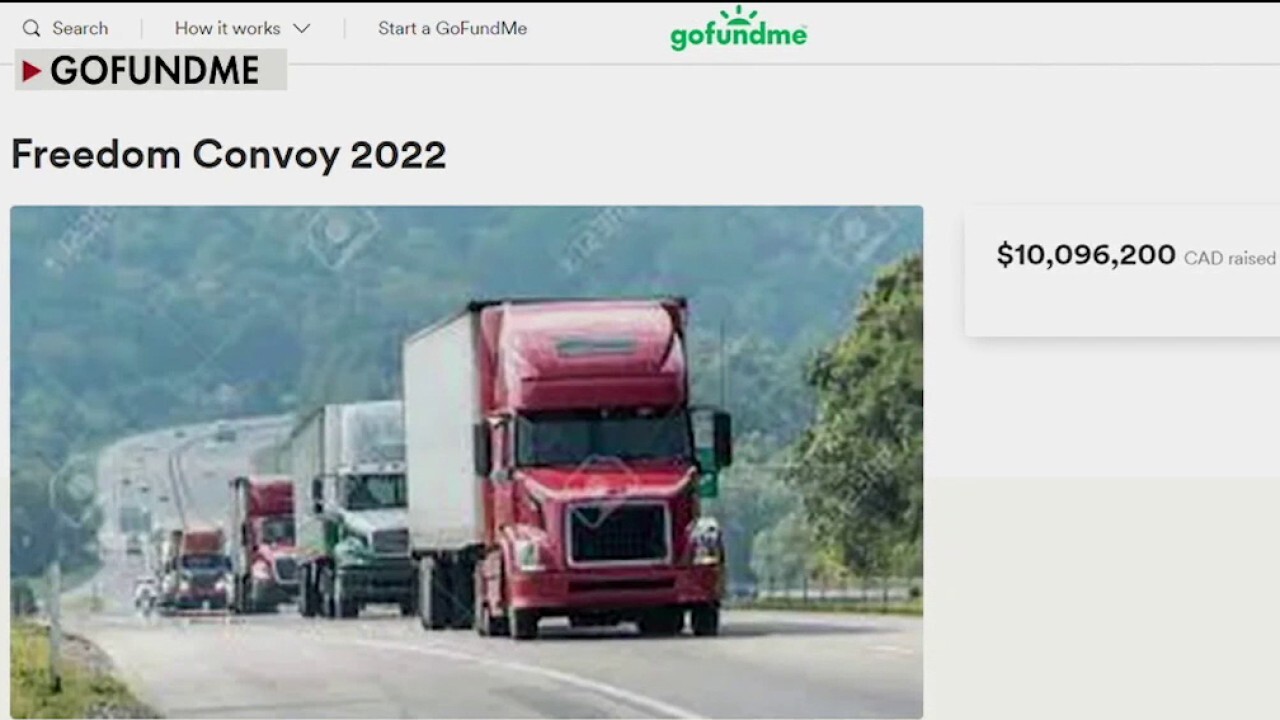 GoFundMe shuts down Canada trucker convoy's page 