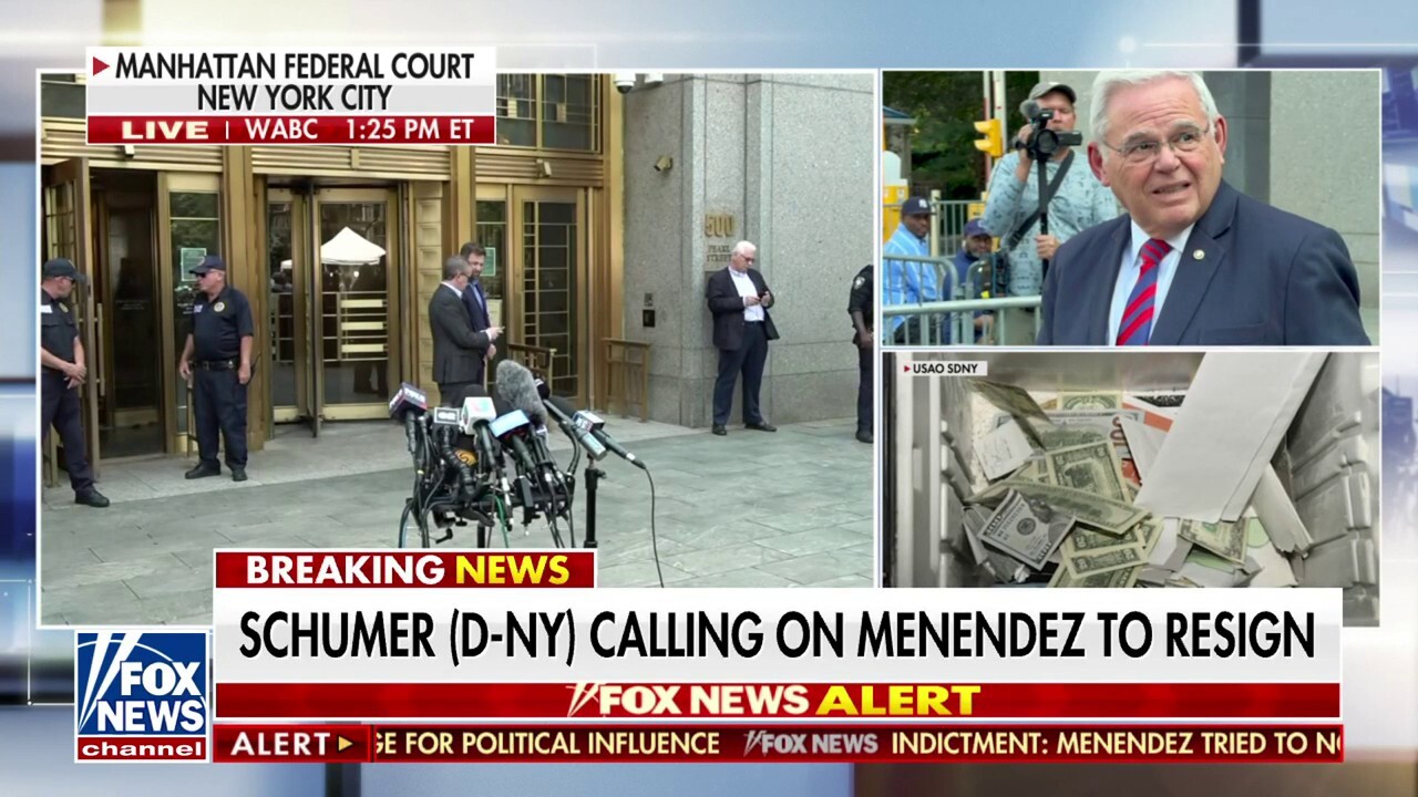 Schumer calls on Menendez to resign following guilty verdict