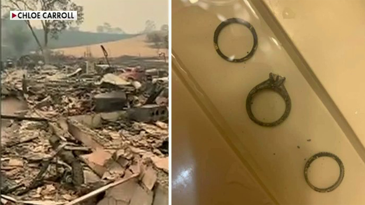 California family finds wedding rings in rubble of burned down home