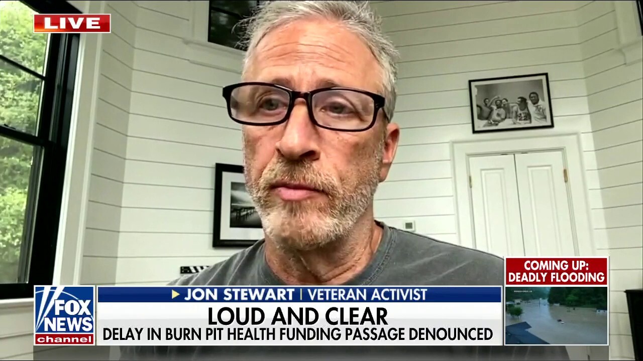 To not pay for the consequences of their service is outrageous: Jon Stewart