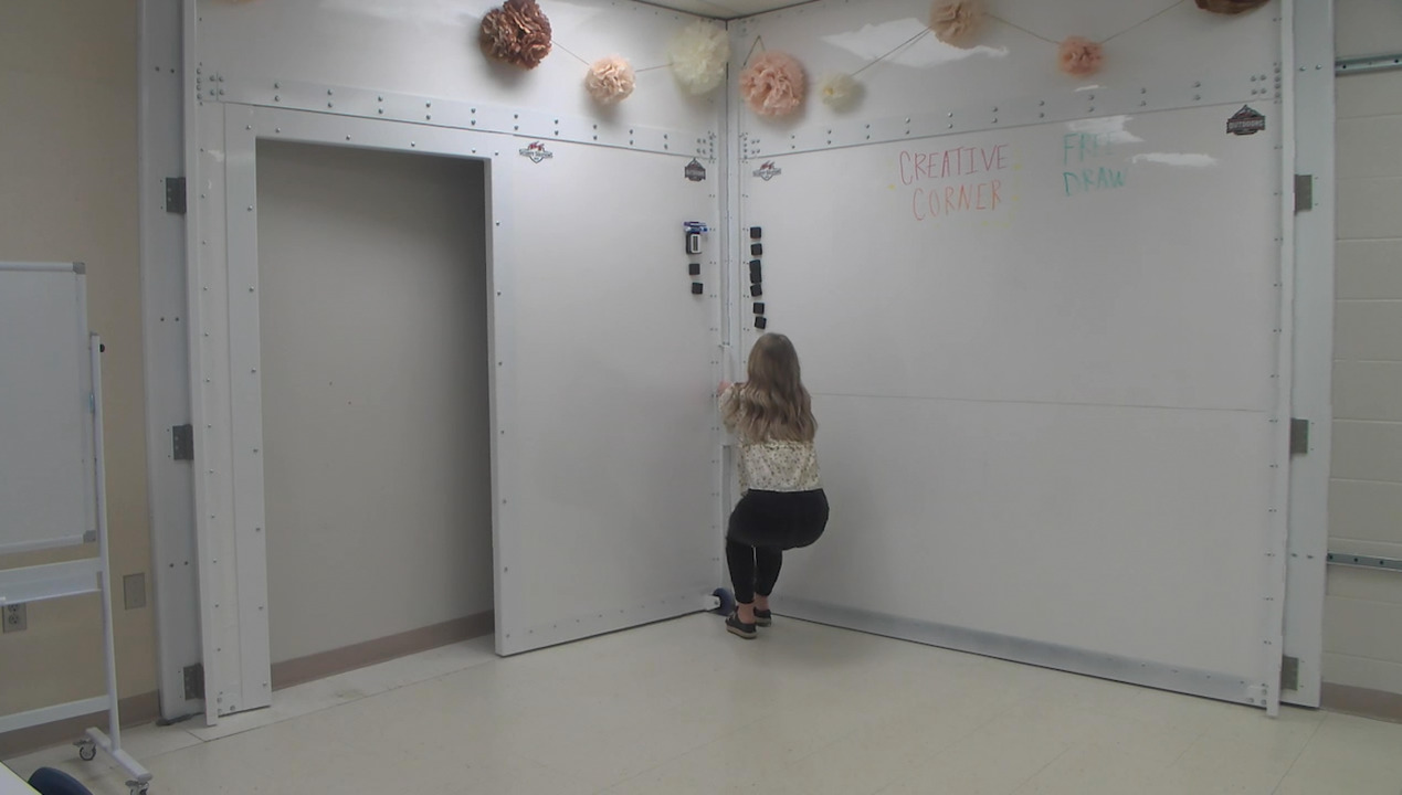 'I want it in every classroom in the US': Contractor installs bulletproof shelters at AL elementary school