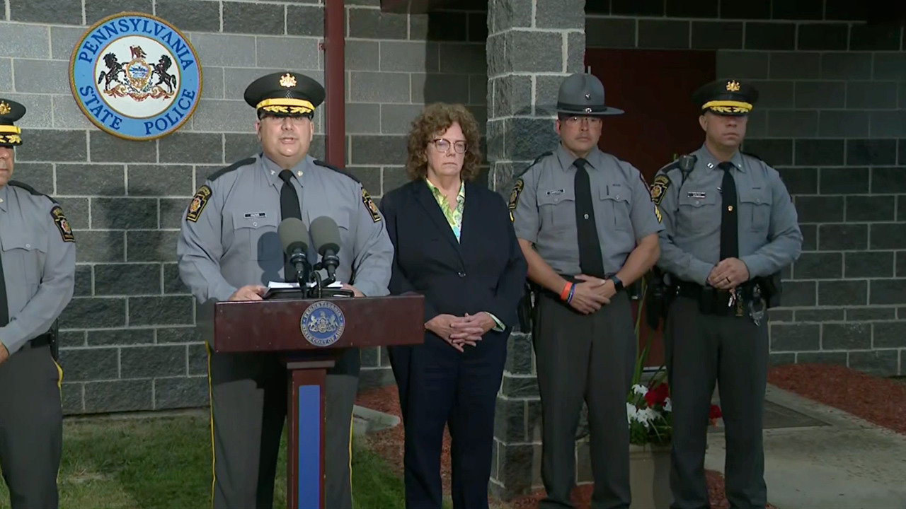WATCH LIVE: Pennsylvania state police hold press conference after two troopers shot