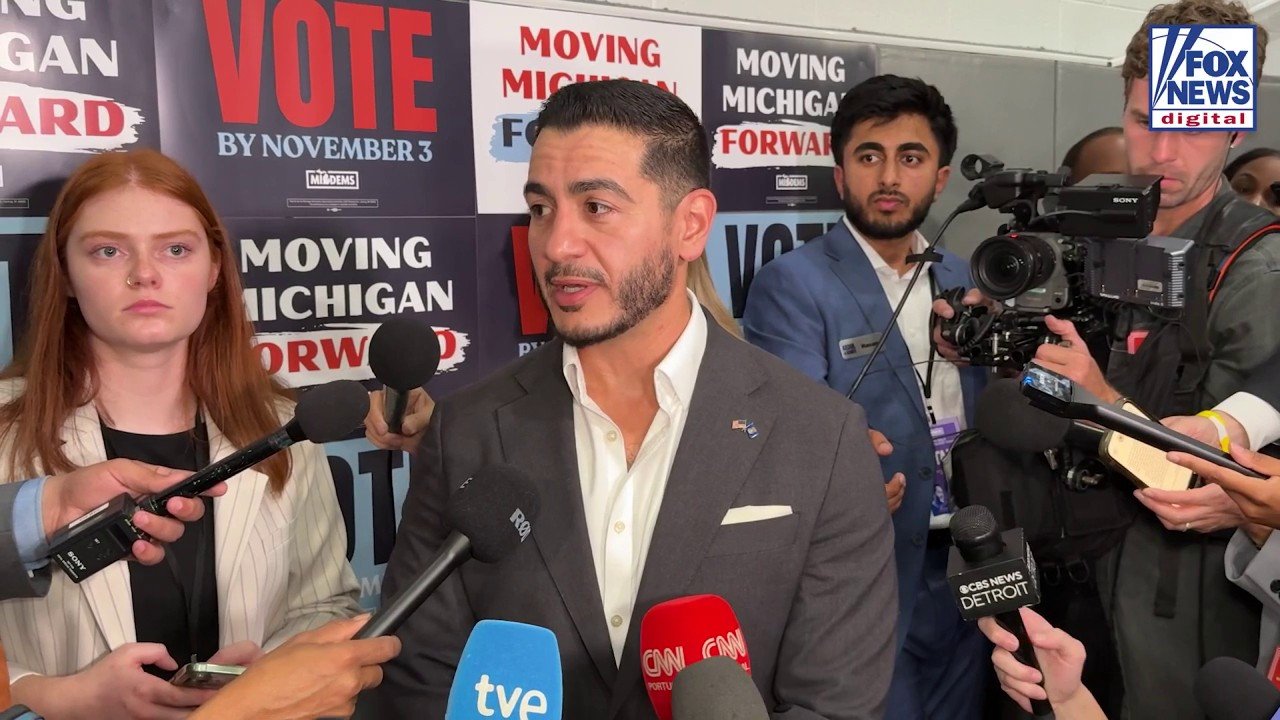 Michigan Democrat Abdul El-Sayed blasts Trump ahead of president's battleground state visit
