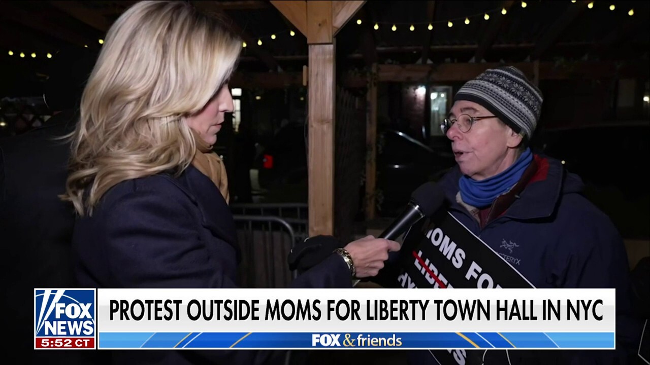 Ainsley Earhardt attends Moms for Liberty town hall in NYC