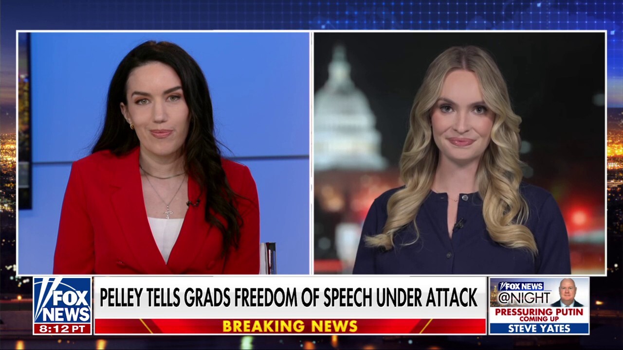 'Fox News @ Night' panelists Natalie Beisner and Kaylee McGhee White discuss CBS News' Scott Pelley's commencement address and Rep. Jasmine Crockett, D-Texas, questioning President Donald Trump's mental acuity.
