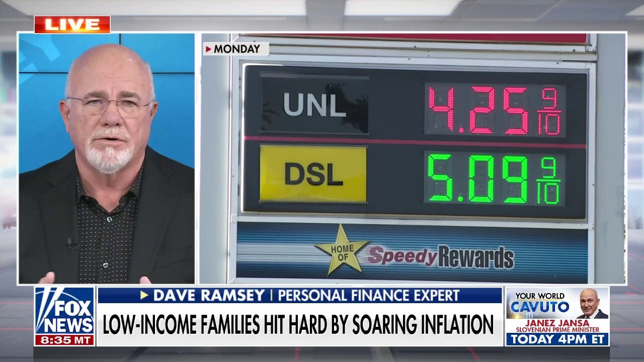 Low-income families hit hardest by 'Biden inflation': Dave Ramsey