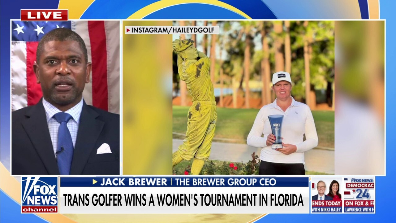 Jack Brewer rips trans golfer for 'misinformed hatred' complaint after women's tournament win: 'Disgusting'