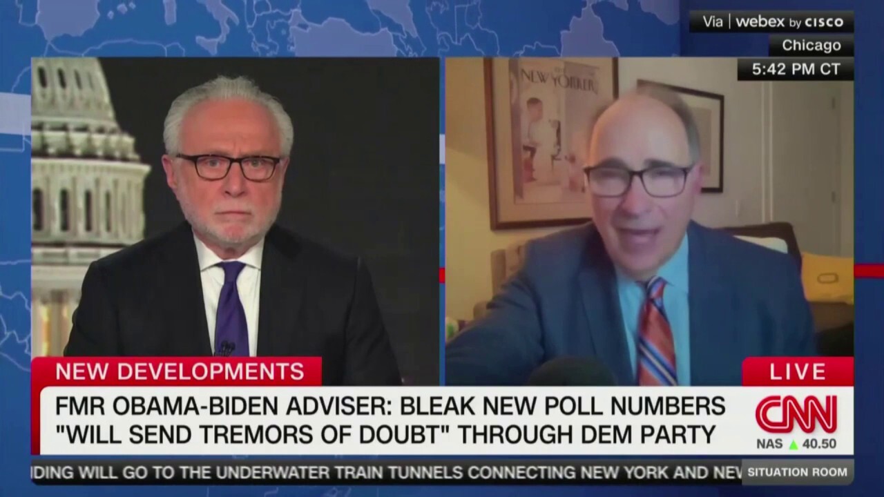 Axelrod's dire assessment of Biden re-election chances prompts CNN's Blitzer to ask, 'Should he drop out?'