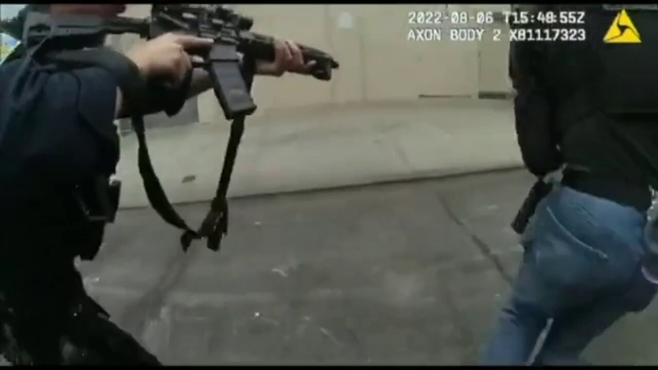 San Francisco Police bodycam shows man firing prop gun at officers