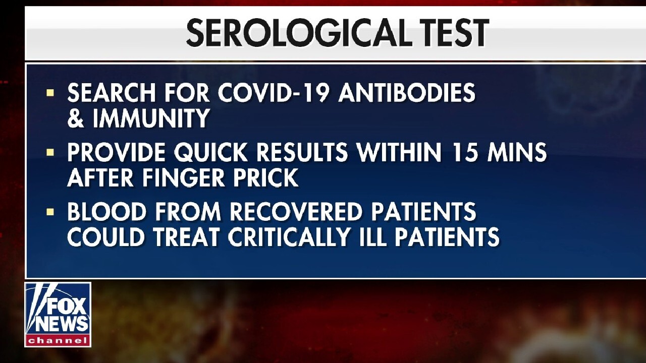 White House pushing for blood test that could determine COVID-19 immunity