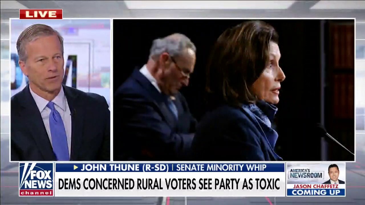 Sen. Thune on 'America's Newsroom': Dems' woke agenda getting 'crushed' in middle America