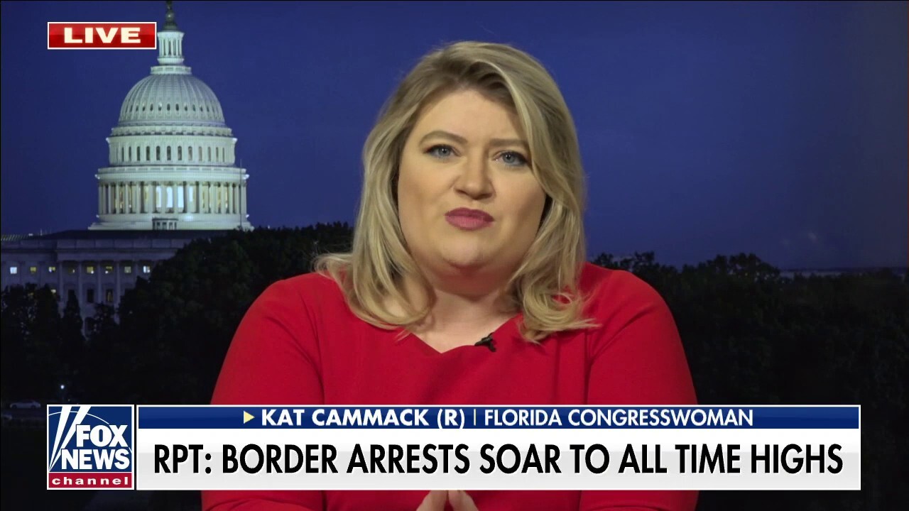 Kat Cammack blasts Biden's 'Weekend at Bernie's' presidency as border arrests hit all-time highs