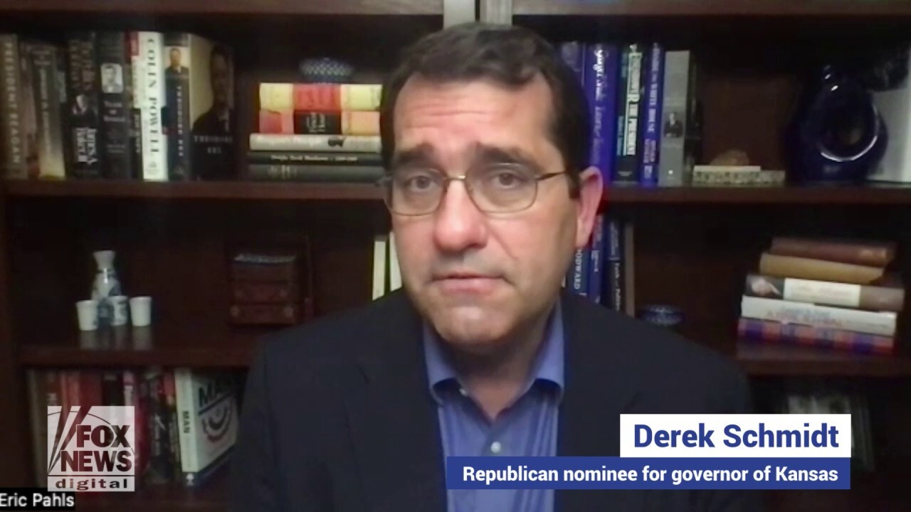 Derek Schmidt tells why he believes voters should elect him as governor of Kansas
