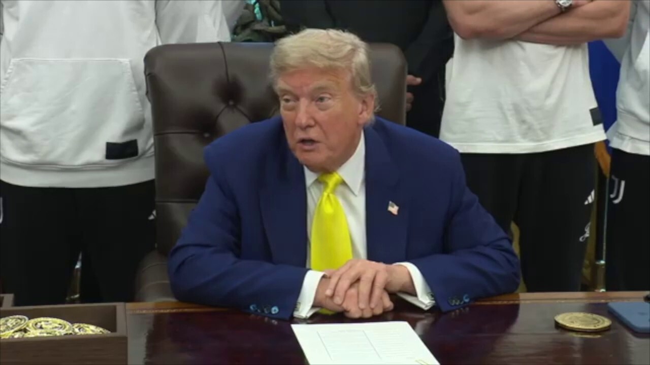 Trump brings up 'men playing in women's sports' to Juventus soccer team during visit