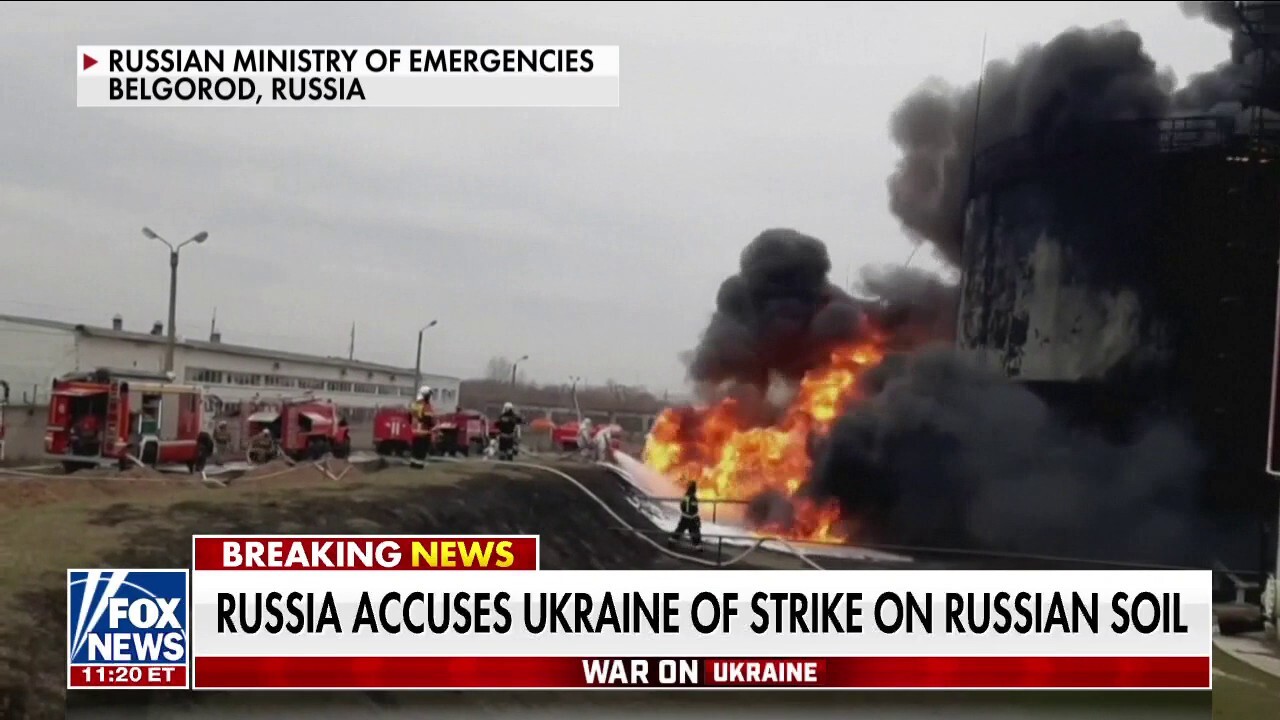 Russia accuses Ukraine of strike on Russian soil